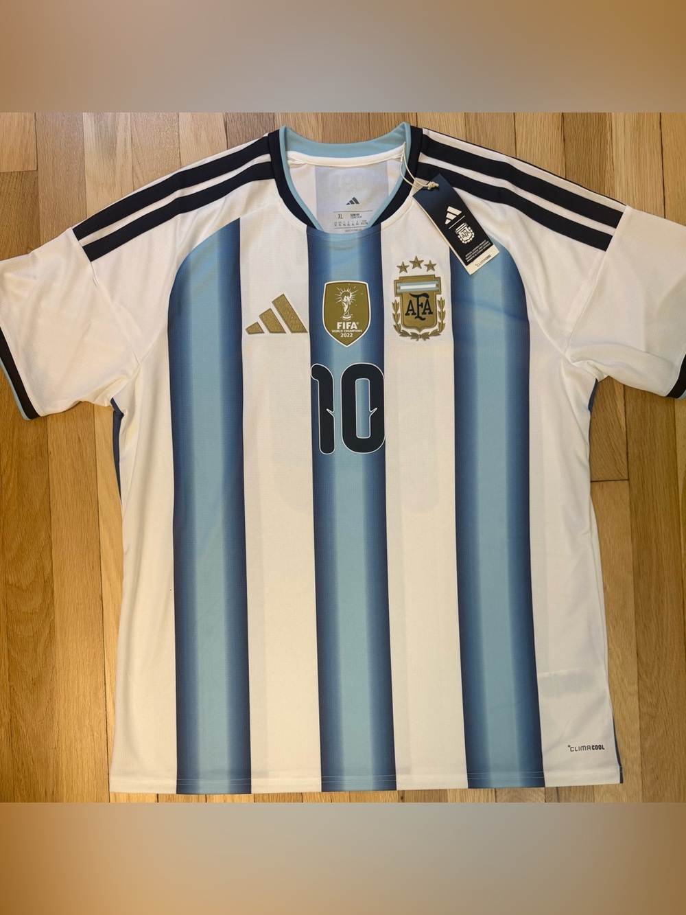 Adidas Argentina Messi (#10) World Cup Home Jersey - New W/ TAGS
